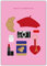 MOTIVISSO Poster Emily in Paris - Emily's Essentials (pink) 21 cm x 30 cm in vielen Größen verfügbar