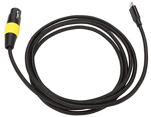 USB C auf XLR Buchse Kabel, XLR auf USB C Kabel, Flexibler Typ C Stecker auf XLR Buchse Mikrofonkabel Stecker Adapter für PC Telefon Tablet ()