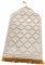 Baoblaze Traditioneller muslimischer Gebetsteppich Weich, Traditional Muslim Prayer Rug, Gebet Teppich Matte Faltbar, Muslim Prayer Rug Carpet für Kinder Frauen Männer, Milchig weiß