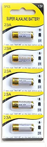 HnF shop 5Pcs per Pack 23A A23 AG23 23GA 23AE LR23A LRVO8 12-Volt Batteries 12V Super Alkaline Battery