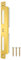 sourcing map Door Strike Plate, 180mm x 41mm 201 Stainless Steel Latch Deadbolt Strike Plate for Door Frame Door Jamb, Gold