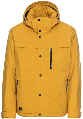 camel active Herren teXXXactive® Funktionsjacke mit Abnehmbarer Kapuze Gelb, menswear-30
