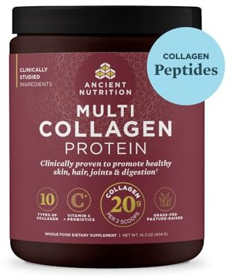 Ancient Nutrition Hydrolyzed Multi Collagen Peptides Powder, Unflavored