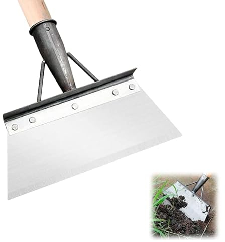 27cm Pala Multifunzione1 Pezzo Pala Giardinaggio Alta Acciaio al Manganese Pale Giardino Pala Raschietto da Giardino Pala da Giardino Piastra Pala Giardino Manico Pala Giardinaggio in Acciaio Inox