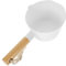 Generic Long Handle Water Scoop Water Dipper Long Serving Pitcher Bucket and Ladle Metal Spoons Kitchen Dipper Water Mugs Salt Bath Cup Large White Bamboo Shampoo Spoon Hair, 001824LUX7