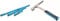OX Pro Level Bag with 1800mm, 1200mm & 600mm Pro Levels, Black/Blue & OX OX-P082424 Pro Brick Hammer 24 oz - Geological Hammer with Comfortable Grip Handle - Chipping Hammer - Fossil Tool