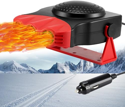 Car Heater, 12V 150W Car Heater Defroster With 2 in 1 Heating/Cooling, Anti-Fog Plug in Cigarette Lighter for Car Defroster Windshield Fast Defogge, Suitable for Car and SUV