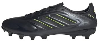 adidas Unisex COPA Pure III League Firm Ground/Multi Ground Football Boots, Core Black/DGH Solid Grey/Lucid Lemon, 8 UK
