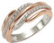 Vivance Damen Ring 925/- Sterling Silber Glänzend Zirkonia rot 360272044