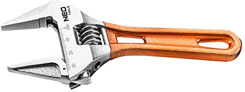 Profi-Rollgabelschlüssel 03–020 von Neo, kompakte Größe von 139 mm