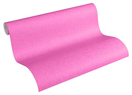 Papier Peint Uni Little Stars Papier peint intissé 10.05 m x 0.53 m Rosé Fabriqué en Allemagne par Livingwalls 355668 35566-8