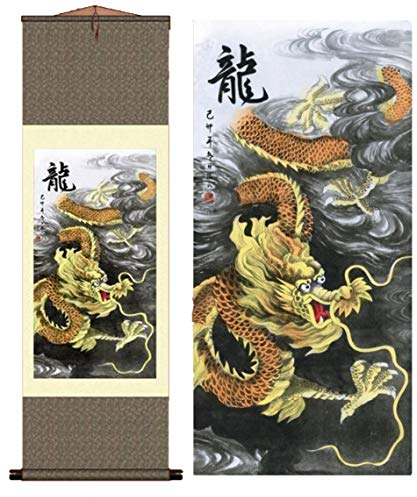 Grace Art Asiatisches Wandbild, Drache