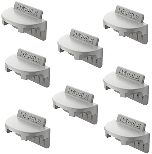 Gedotec Rückwand-Verbinder für Holzstärke ab 12 mm Möbelverbinder - Ixconnect RPC G 13/20 | Korpus-Verbinder zum Einstecken in die Nut | Länge: 20 mm | 100 Stück - Schrank-Verbinder Kunststoff grau