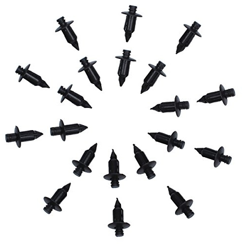 C-FUNN 20Pcs 7Mm Moto Carénage Rivet Garniture Panneau De Fixation Clips en Plastique pour Suzuki Garniture