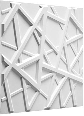 WallArt Wall Decor - Eco Friendly 3D Wall Panels / 3D Decorative Wall Tiles - Dutch Design - 100% Natural 3D Wallpaper - 50x50 cm - 12 Panels (for 3 sqm/m² of Wall)