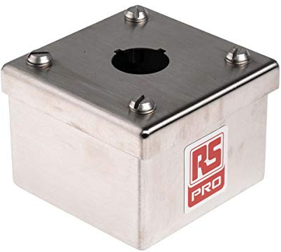 RS PRO Drucktastengehäuse, 1 x Ø 22 mm, Edelstahl, IP69K, IP66