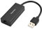 USB 2.0-zu-Ethernet-Adapter USB-zu-RJ45-Adapter mit Unterstützung für 10/100-Mbit/s-Ethernet-Netzwerk für Windows/Mac OS, Surface Pro/Linux (Black)