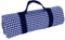 Les Jardins de la Comtesse Picknickdecke, quadratisch, Vichy-Karo, Baumwolle, Rückseite wasserdicht, Polyester, 140 x 140 cm, Blau/Weiß, für 2/4 Personen, Picknickdecke, Tischdecke