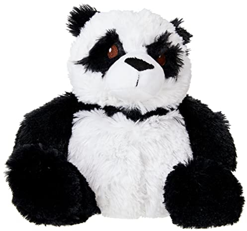 Warmies Peluche panda lestée au micro-ondes avec parfum lavande française, sac de blé chaud ou froid pour se détendre au frais et soulager la chaleur