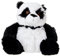Warmies Peluche panda lestée au micro-ondes avec parfum lavande française, sac de blé chaud ou froid pour se détendre au frais et soulager la chaleur