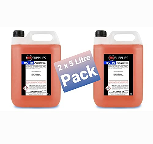 Bin Cleaner - Super Effective Cleaner & Disinfectant 10L (Pine Scent) 2x5L Pack