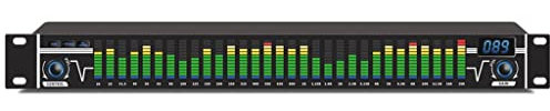 TWDYC 31 Bands Graphic Equalizer Audio Digital Equalizador De Audio Professional Sound System Professional Equalizers (Color : Black)