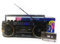 DISCORAMA® - LETTORE STEREO CASSETTE MUSICASSETTE RADIO REGISTRATORE USB + SD VINTAGE LETTORE PORTATILE ANNI 80 AUDIOCASSETTA (Nero)