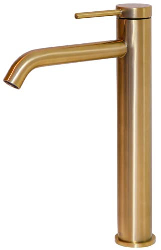 Essebagno Lollipop mitigeur lavabo haut cuivre brossé