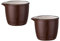 Cabilock 2St Kleiner Milchbecher Kaffeemilchkännchen Porzellan vly Milch Ich Bin Willow Heizung Keramikkrüge Mini-Kaffeetassen Mit Deckel Bratensoße Sojasauce Glas Creme