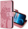 KANVOOS Funda para Vivo Y21 / Vivo Y21S / Vivo Y33S, Funda Tapa Libro Movil de Cuero PU, Ranura para Tarjeta Plegable Billetera Carcasa para Vivo Y21 / Y21S / Y33S (Rosado)