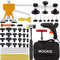 Mookis Dellen Reparaturset Auto 48PCS Ausbeulwerkzeug Dent Puller Set mit DIY Golden Lifter, Brückenzieher und T-bar für Fahrzeug Dellen