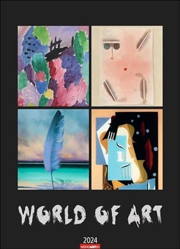 World of Art - Kalender 2024 - Weingarten-Verlag - Kunstkalender - 49 cm x 68 cm