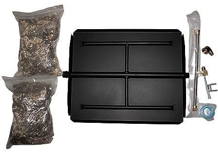 Americangaslogs 3Pipe - Quemador de gas de 18 a 28 pulgadas para chimenea de gas, quemador de gas, hogueras de gas, troncos de gas, quemador de propano (kit de quemador de 18 pulgadas)