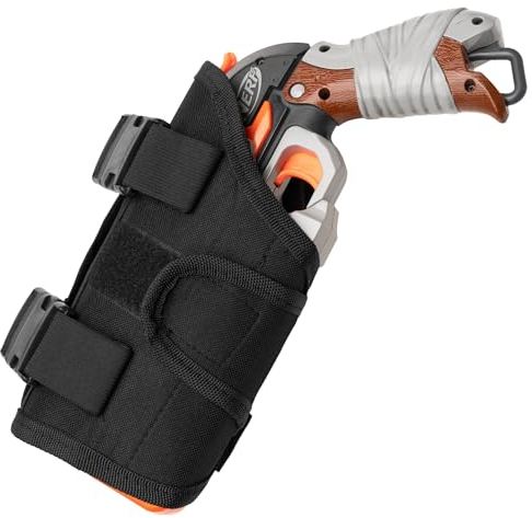 Multi Holster EX (rechts) - passend für Nerf Blaster wie Hammershot (schwarz) - Dart-Blaster-Modding und Zubehör