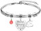 HEYEJET Inspirierende Geschenk Armbänder für Frauen Mädchen Silber Herz Armband mit 26 Buchstaben Personalisierte Geschenke für Freundin Mama Schwestern Kollegin Ehefrau Geburtstags Weihnachten (E)
