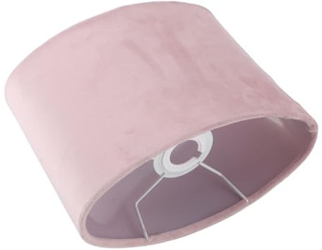 Focket Ovaler Lampenschirm, E27 E14 Universal Lampenschirm aus Stoff Dekorativ Lampenschirm aus Stoff Moderner Stil Augenpflege Austausch der Lampenabdeckung für Tisch Stehlampe ([Lila])