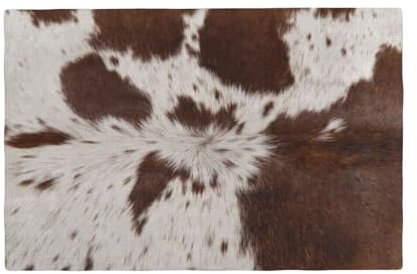 Kuh Kuhfell Druck,Tischsets aus Leinenimitat, 4er Set, waschbar, hitzebeständig, Tablettunterlage, 30x45 cm