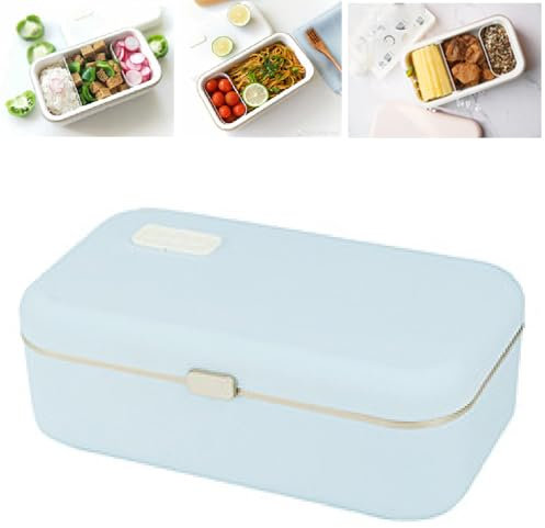 Lunch Box riscaldato 48w, Lunch Box elettrico con rivestimento rivestito in ceramica Cuociriso elettrico Scaldavivande Contenitore per riso con riscaldamento a temperatura costante senza acqua portati