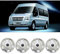 Radkappe 4pc 16 Zoll Radabdeckung Auto Radnabenkappen für Ford für Transit für MK6 für MK7 V348 R16 Reifen Auto Radkappen