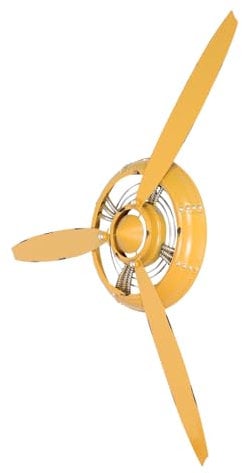 Zerodeko Vintage Flugzeug Propeller Wanddeko Retro Wandkunst Für Bars Und Cafés Antike Metall Wanddekoration Mit Einzigartigem Design Für