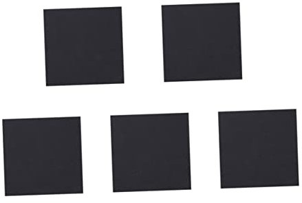 DOITOOL 5 Stk Vibrationsisolationspads Anti-Vibrations-Pads akustisches Dämpfungspad schalldämpfende Pads auto-stoßdämpfer auto stoßdämpfer Vibrationspads Anti-Vibrations-Matte Black