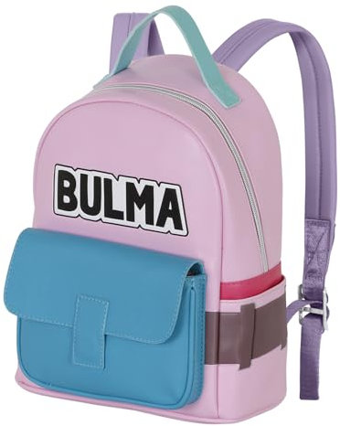 Dragon Ball Bulma-Heady Rucksack, Rosa, 24,5 x 29 cm, Kapazität 8 L