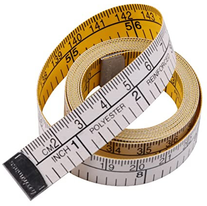 Soft Flat Lineal Körpermesslineal Nähen Schneider Maßband 150 Cm/60 Zoll Zentimeter Meter Nähen Maßband