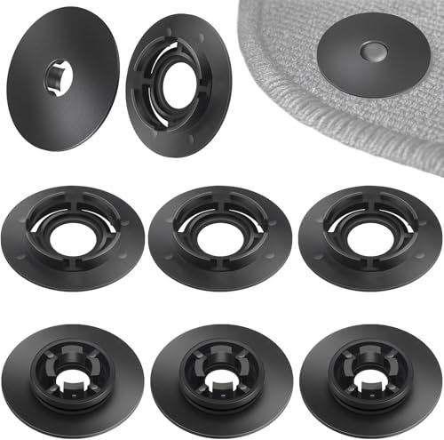 Poeland 4 Paare Auto-Bodenmatten-Clips, Fixierbuckle für Teppiche, Autoteppichmattenclips für VW/Audi/Skoda Autozubehör