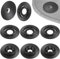 Poeland 4 Paare Auto-Bodenmatten-Clips, Fixierbuckle für Teppiche, Autoteppichmattenclips für VW/Audi/Skoda Autozubehör