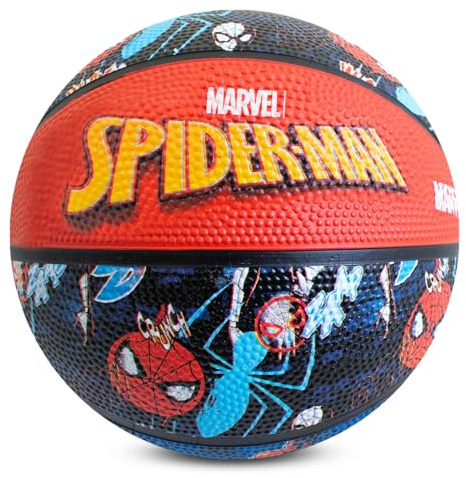 Hy-Pro Offiziell lizenzierter Avengers Basketball Größe 5 - Indoor & Outdoor Basketbälle mit Marvel-Design und Avengers-Grafik - Kleiner Basketball - Anti-Rutsch-Material