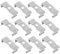 ABOOFAN 30pcs Led Tube Light Mounting Brackets Tube Lamp Bracket Clamp Fixing Clip for Fluorescent Light
