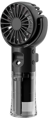 Handheld Fan with Mister Mini Mist Fan, Rechargeable Spray Cooler, USB Desk Humidifier Fan, Adjustable Speed Water Sprayer, Travel Large Cooling