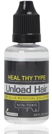 Tape Extension Remover, Wig Glue Remover, Fast Acting Adhesive Solvent for Lace Front Wigs, Hair Systems & Tape Extensions, Effectively Removes Glue Residue, 30ml