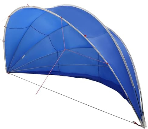 Solivagant Dôme de Piscine Bleu 592 x 590 x 275 cm,(12 KG)